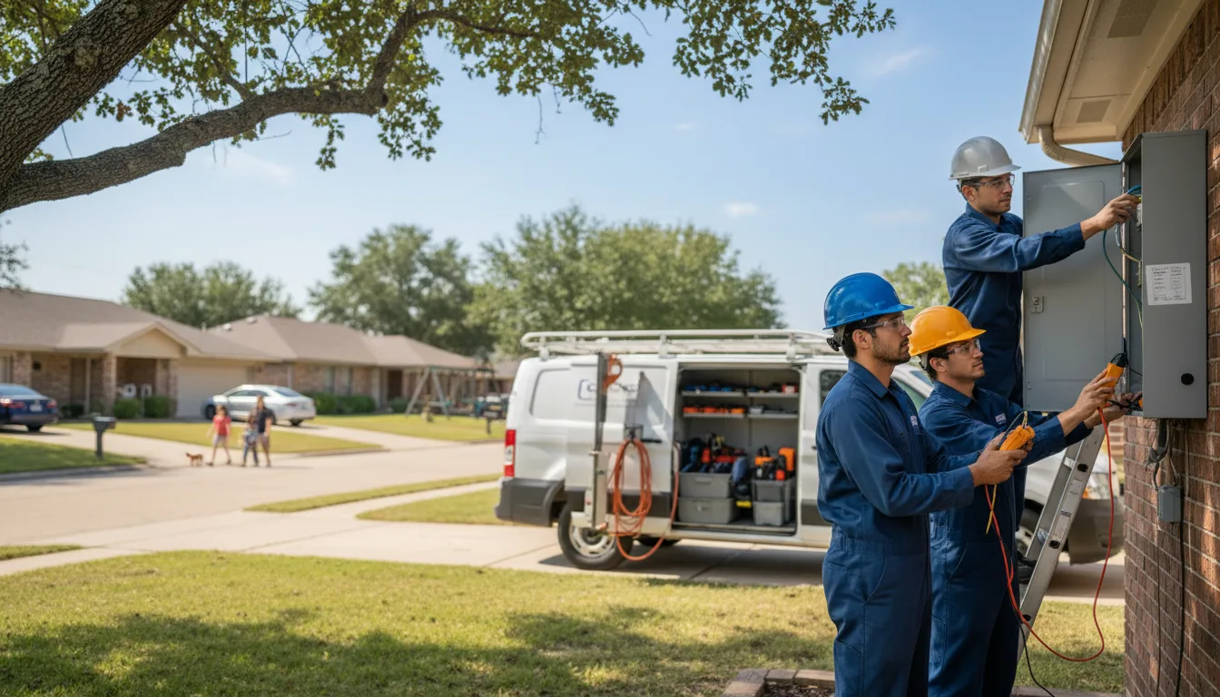 Certified electrician providing emergency electrical services in Hudson, IL